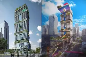 207米！广州“腾讯广州总部”北塔顺利封顶图片