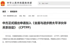 中方正式提出申请加入《全面与进步跨太平洋伙伴关系协定》图片