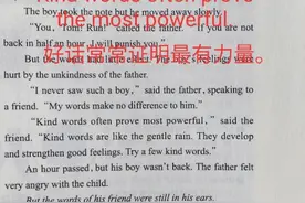 2020中考英语作文模拟：作文续写(带翻译，带范文)图片