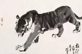 超写实油画画到顶峰后，他又拿起了毛笔......图片