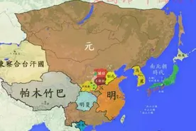 地图上看明朝百年的物是人非，天子守国门君王死社稷，这就是大明图片