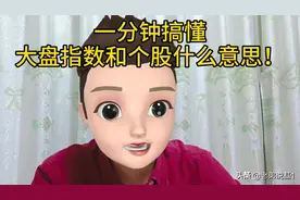 一分钟搞清楚大盘指数和个股什么意思！视频封面