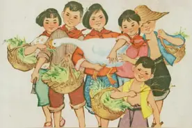 彩绘故事连环画：《送鹅》上海人民出版社何艳荣绘图片
