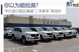 你以为能捡漏？平行进口国五换装“二手新车”再涨价图片