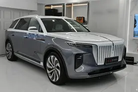 红旗新品，全新HS9实车，3.0T+超前内饰，争夺Q8市场图片