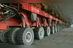 让欧美国家眼红的SMPT平板车，承重世界之最图片