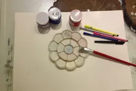 儿童创意美术：手掌拓印画图片