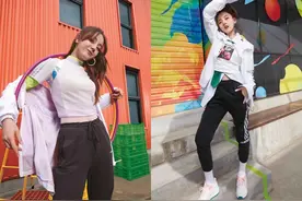 adidas NEO全新大片发布！迪丽热巴“不科学姿势”炫薄荷绿小白鞋图片