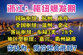 浙江2025：布局10大枢纽、49个站点，温州反超杭州，5城房价破2万图片