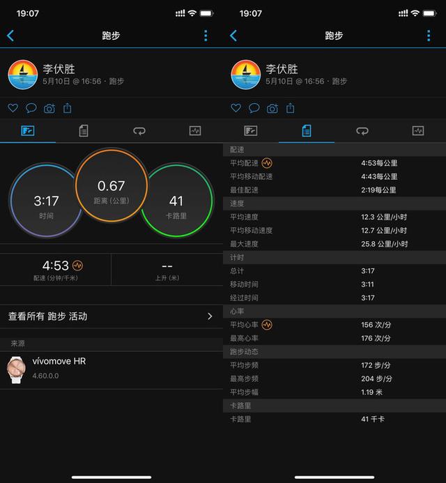 �˶���ʱ�е���ײ ���� vivomove HR �����������