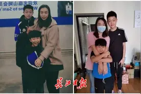 106天没见面，战疫护士一回家发现儿子长得比自己还高了图片