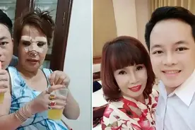 62岁奶奶嫁26岁小伙，为颜值般配花2亿多整容，婚后成功怀孕图片