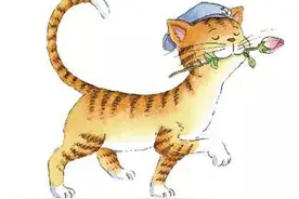 笑猫日记：小猫出生在~：虎皮猫为什么要吃草图片