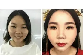 从不化妆的女子结婚当天化完妆后，新郎直呼“是不是娶错人”图片