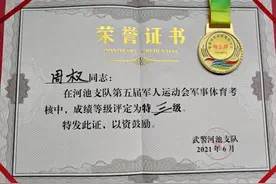 发光人 | 上士27岁，体能“特三级”！图片