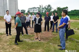 梁枫率队到峦城镇和南宁六景工业园区，调研东部产业新城工作图片