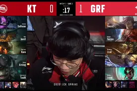 KT VS GRF第二局：KT全员找回状态，GRF失误频繁吃到一败图片