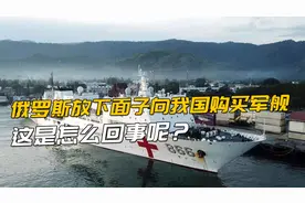 真香现场！俄罗斯放下面子向我国购买军舰，就等普京签字了视频封面