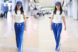 董洁也太自信了吧！中学生的运动裤也敢穿，40岁看着仍很清纯图片