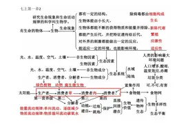 初一，初二生物思维导图，较全面图片