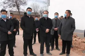 大名县长苏雷芳实地督导易地扶贫搬迁和春季造林绿化工作图片