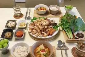 一桌泡菜！江西女主妇学韩国人做饭，丈夫看到菜品后火冒三丈图片