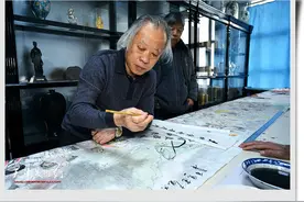 著名画家王金厚新创作“中国经典古诗文”组画《观刈麦》图片