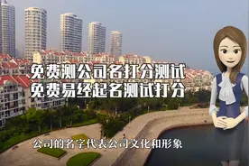 免费测公司名打分测试，免费易经起名测试打分视频封面