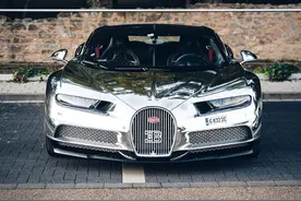 Bugatti Chiron La Mer Argentee 银色魔龙布加迪这涂装什么水平图片
