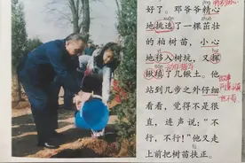 二年级语文下册，第4课《邓小平爷爷植树》知识点+课后同步练习图片