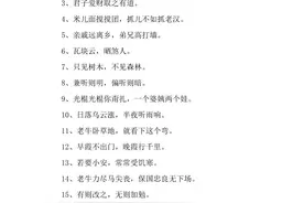 中国民间俗语大解析图片
