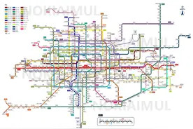2035年北京轨道交通超2500公里；热心网友制作高清线路图(收藏)图片