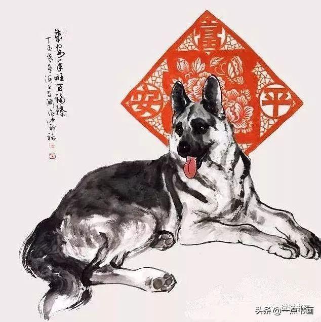 各种狗的画法,从素描到国画,都能画出生动的狗(画小狗怎么画简单)