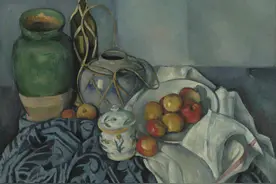 现代绘画之父，保罗塞尚《静物》系列作品欣赏图片