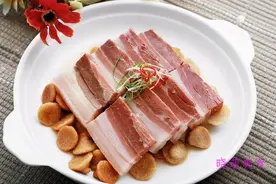 珍珠肉丸、蒜泥咸肉、孜然猪肉串、红烧甲鱼的家常做法，营养美味图片