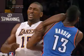 阿泰斯特肘击哈登，“我并非故意，这是我最糟糕的画面之一”图片