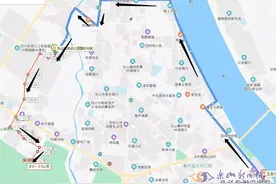8月10日起，乐山城区206路公交线路有调整图片
