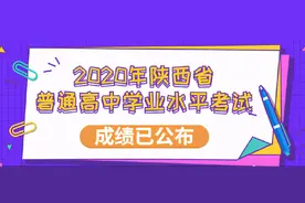 2020年陕西省普通高中学业水平考试成绩发布图片