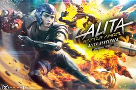 爆炸特效能发光？这款阿丽塔雕像简直帅炸了图片