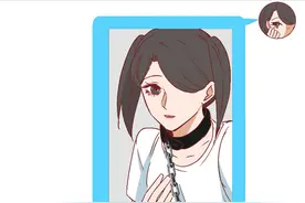 女儿戴着狗狗项圈给网友拍照，却不知危险在慢慢靠近图片