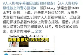 人人影视倒下了，我们尊重的版权，成为了挣我们钱的最佳工具图片