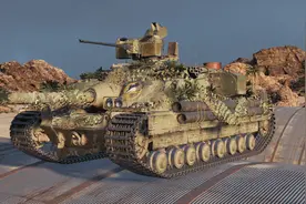 坦克世界 一台坦克 两个3D皮肤：FV217莫德雷德和兰斯洛特选哪个图片