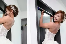 初三中考体育的引体向上身体老是摆动，有什么办法解决图片