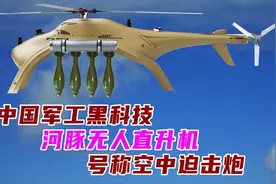 中国军工黑科技：河豚无人直升机，号称空中迫击炮图片