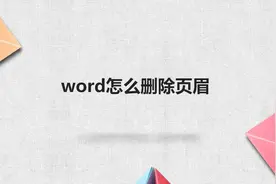 word怎么删除页眉图片