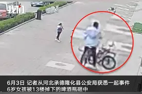 啤酒瓶高中坠落砸中6岁女童 起因竟是俩熊孩子“约酒”图片