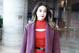 容祖儿太适合穿红色的服装了，既高级又显气质，一般人可穿不了图片