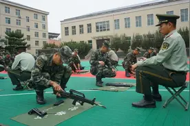 沙场秋点兵，考核正当时！——武警第一机动总队新毕业学员第二阶段考核侧记图片
