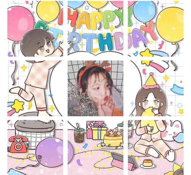 �������վŹ���ƴͼ������ Ů�� ���ն����õľŹ���ƴͼ