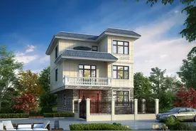 广东靓仔，39万建面宽8米的庭院别墅，全村人纷纷效仿，太优秀图片